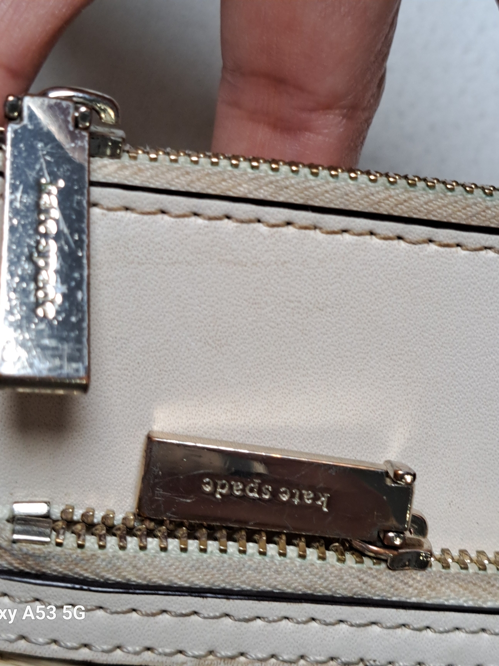 kate spade Beige Pineapple Straw Wristlet - Picture 4 of 8